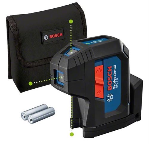 Non Communiqué Bosch Professional Gpl 3 G Laser À Points Avec Sacoche Portée (Max.): 30 M