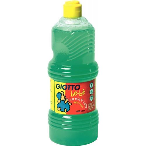  Flacon de colle verte GIOTTO be-b&egrave; 1 litre - vert 