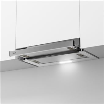 Hotte tiroir - 60cm - 2pcs filtres à charbon - 370m³/h - recyclage ou evacuation - 2 vitesses - noir - cd6906ds - 1