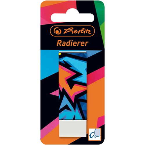herlitz Gomme Neon Art, caoutchouc synthétique
