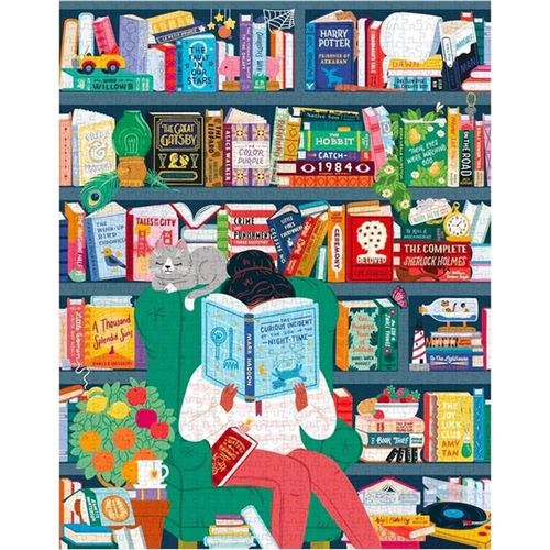 Puzzle 1000 Pièces : Liste De 50 Livres Incontournables