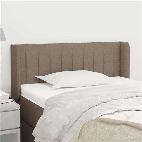 Testiera Ad Orecchio Tortora 83x16x78/88 Cm In Tessuto - Vidaxl
