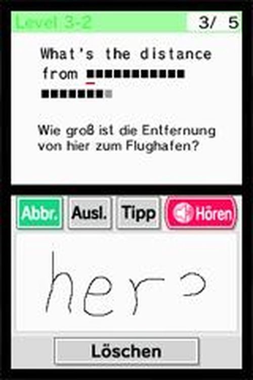 Jeu Nintendo English Training