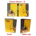 Ainvliya Classeur Carte Compatible Avec Pokemon Carte Capacité De 240 Cartes Cahier Range Carte Est Cadeau Pour Enfants Album Carte Avec Carte Pokemon Gx Livre Carte Porte Carte à Collectionner