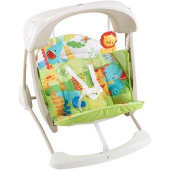 Fisher Price Balancelle Compacte 2 En 1 Balancelle Et Siege Bebe Avec Vibrations Appaisantes Chansons Et Sons Jusqu A 11 3kg Ccn92 Balancelles Achat Prix Fnac
