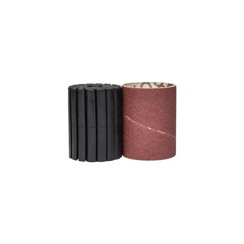 Set Porte-Manchon et Manchon Abrasif Bosch - (Grain 80, Largeur Rouleau 60Mm, Accessoire pour Texoro)