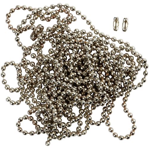 Creotime chaîne à boules 3 m argent 1,5 mm