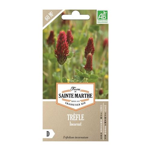 Graines à semer - Trèfle bio - La ferme de Sainte Marthe