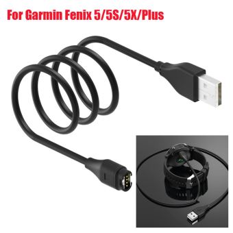 Chargeur Garmin Fenix 5/6/7/8, Forerunner, Venu, Vivoactive | Câble USB 1m | Station D’Accueil | Compatible 20+ Modèles