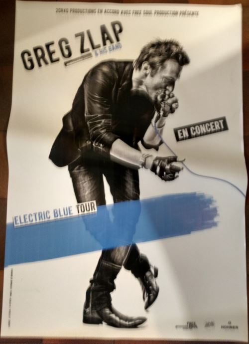 Greg Zlap - Electric Blue Tour - AFFICHE