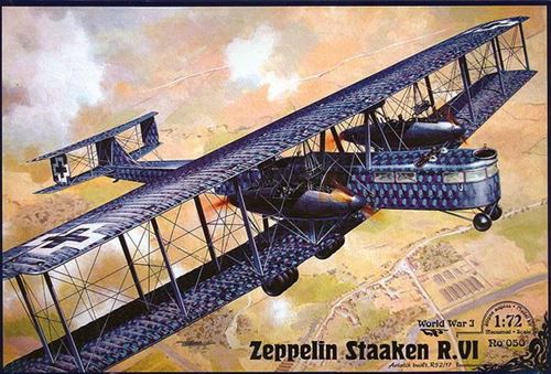 Zeppelin Staaken R.vi (aviatik, 52/17) - 1:72e - Roden