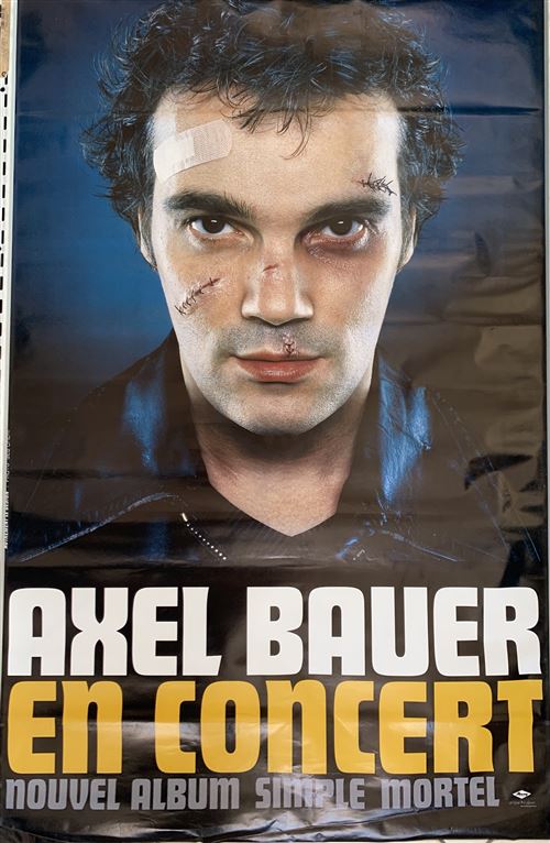 Axel BAUER - En Concert / Simple Mortel - 80x120cm - Affiche