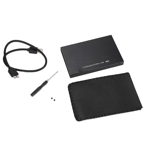 Boîtier de Disque Dur en Alliage d'aluminium W25X630 USB3.0 vers SATA pour Disques durs 2.5 Pouces
