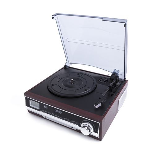 Platine Vinyle Camry CR-1168 (Marron)