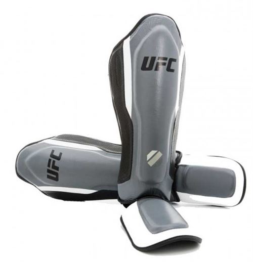 UFC protège-tibias Trainingunisexe gris