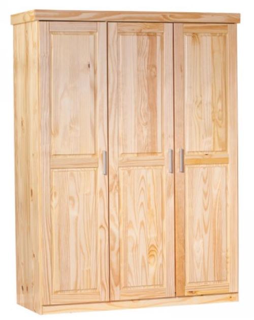 Paris Prix Armoire Bois 3 Portes Angel 190cm Naturel Achat