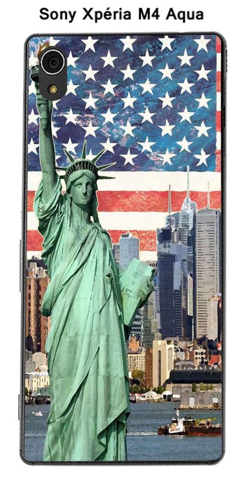 Coque New York-1 pour Sony Xpéria M4 Aqua