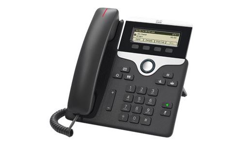 Cisco IP Phone 7811 - Téléphone VoIP - SIP, SRTP - Charbon