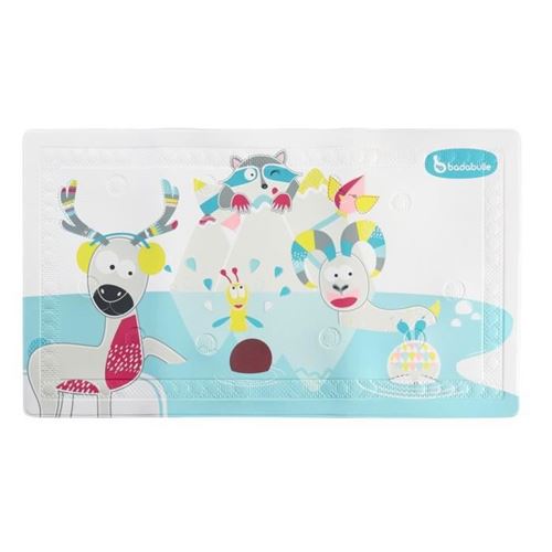 BADABULLE-Tapis de bain temoin de temperature montagne