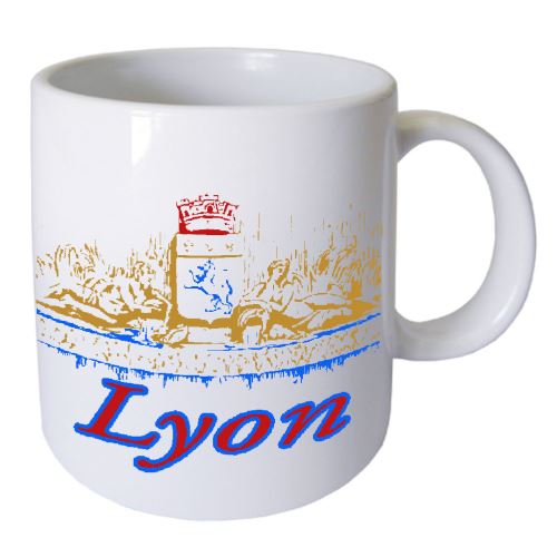 Tasse en céramique Lyon Cbkreation