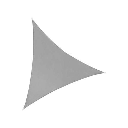 Ideprice - Toile d'ombrage triangulaire 3 mètres gris foncé