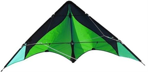 Elliot Vert/Noir Stuntkite À Deux Lignes Delta Basic 117 Cm - Image 3