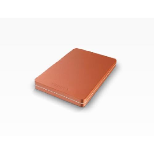 Toshiba Canvio Alu - Vaste schijf - 500 GB - extern (draagbaar) - 2.5 - USB 3.0 - rood
