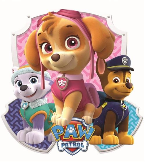 Nickelodeon sticker mural Paw Patrol Patrol Sky 1 feuille d'autocollants