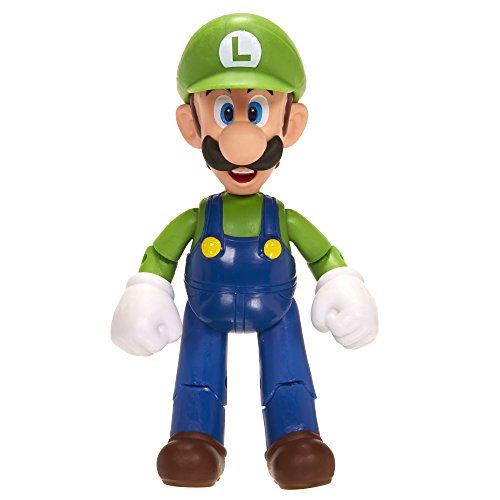 Nintendo World of 4 Luigi Figure with 1UP Accessory
