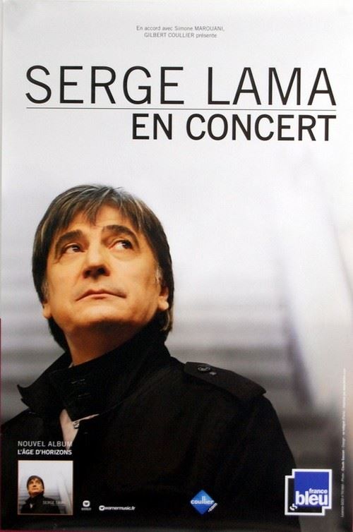 Serge LAMA - 40x60 cm - AFFICHE / POSTER