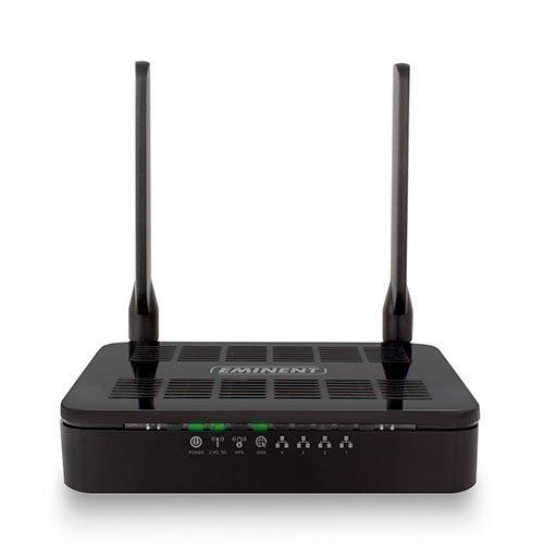 Eminent EM4710 - Draadloze router - 4-poorts switch - GigE - 802.11b/g/n/ac - Dual Band