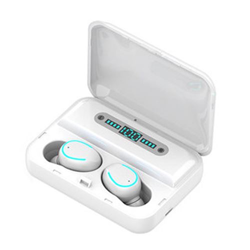 Non Communiqué Blanc Écouteur Bluetooth Sans Fil Mini Stéréo In-Ear Portable Sport