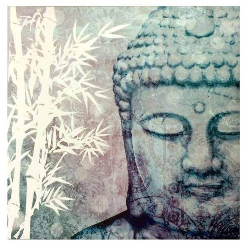 Petit cadre Bouddha 20 x 20 cm
