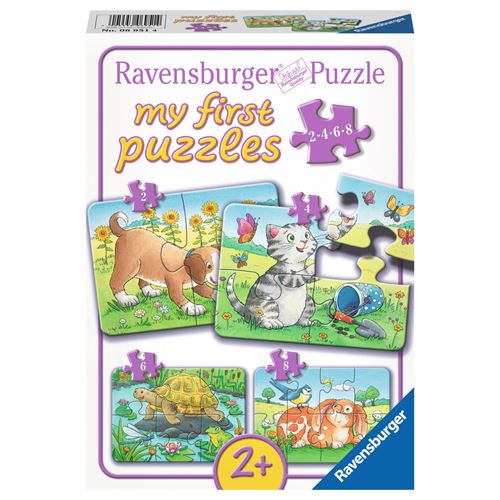 Puzzle 2 Pièces : 4 Puzzles - Animaux, Ravensburger