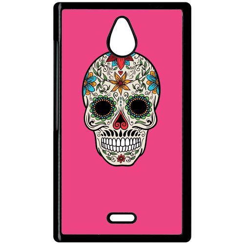Coque Nokia X1 01 Crane Couleurs Fond Rose