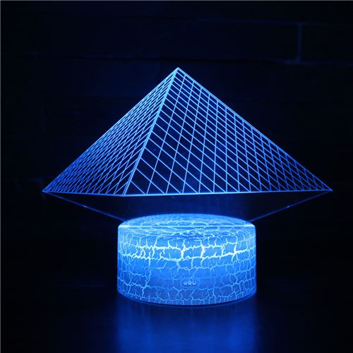 Lampe 3D Tactile Veilleuses Enfant 7 Couleurs avec Telecommande - Immeuble #336
