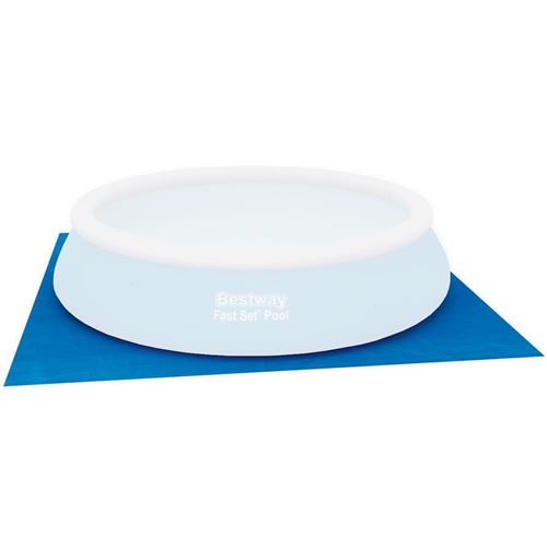Bestway - B&acirc;che au sol piscine 396x396cm Tapis xxl Protection sol - pe