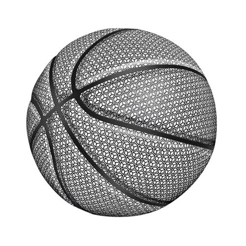 9 34 Sur Ballon De Basketball Reflechissant Holographique Brillant Multicolore Ballons Achat Prix Fnac