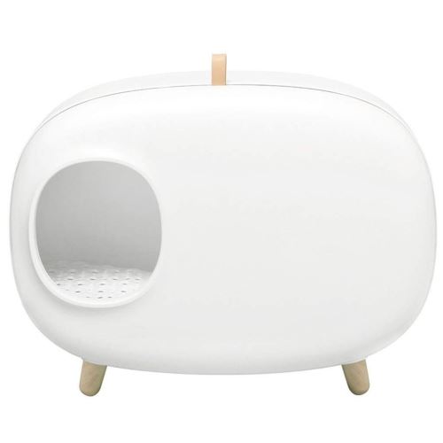 Bac A Litiere Pour Chat Semi Fermee Litiere Grande Toilette Anti Eclaboussures Odeurs Et Desodorisante Hygiene Et Sante Pour Chat Achat Prix Fnac
