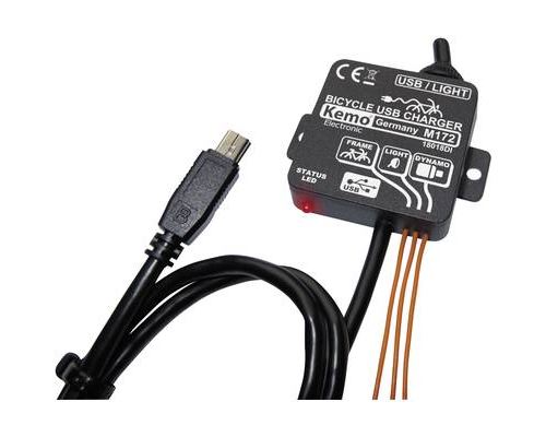 Régulateur de charge de vélo Kemo M172 noir 1 pc(s)