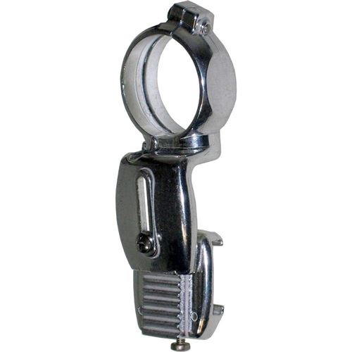 Unix E0755 Collier de serrage de flux réglable en hauteur 40 mm Argent