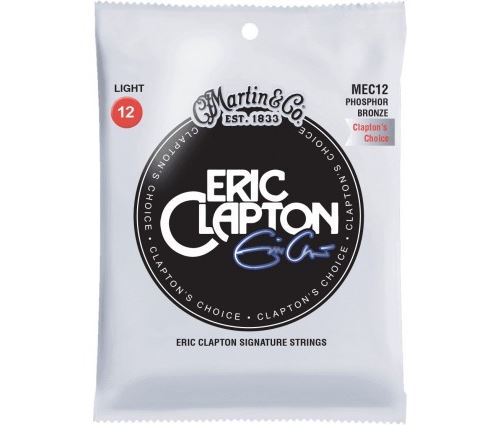Martin Clapton Ec12 - Jeu De Cordes Pour Guitare Acoustique - Light 12-54 - Image 3