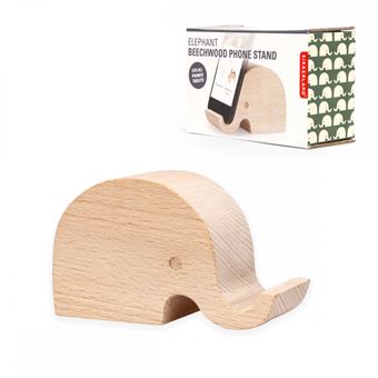 Support bois éléphant pour smartphone