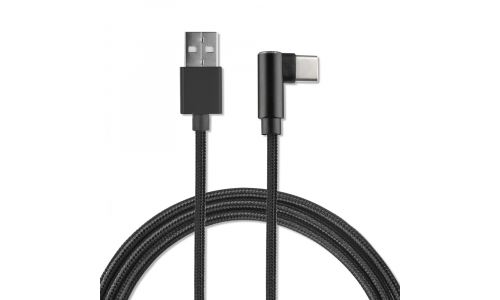 Câble USB-C connectique angle 90 degrés