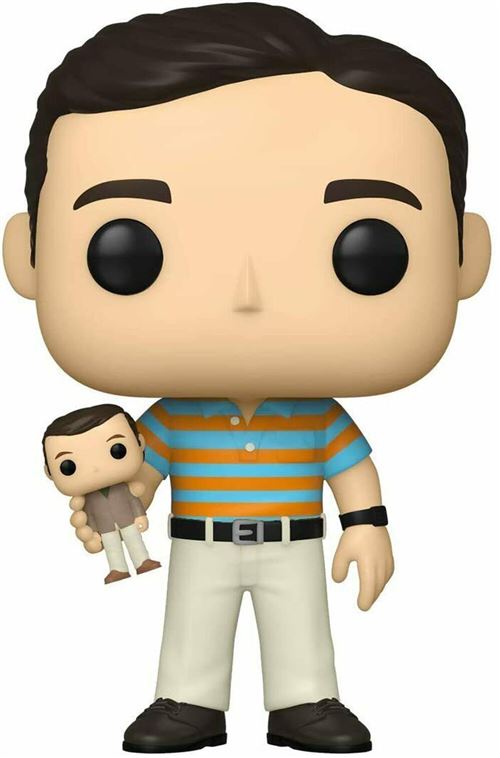 Figurine Funko Pop Movies 40 Y.O Virgin Andy holding Oscar