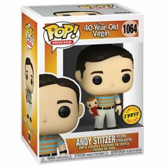 Figurine Funko Pop Movies 40 Y.O Virgin Andy holding Oscar
