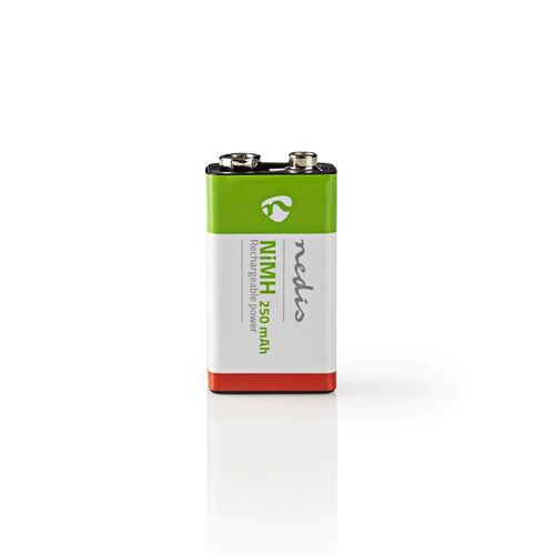 Nedis BANM9HF91B Pile Rechargeable Ni-MH Bloc E 8.4 V 250 mAh Blister