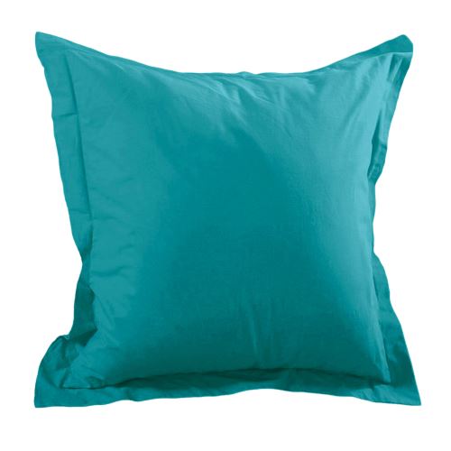Une Taie d'oreiller Bleu Canard