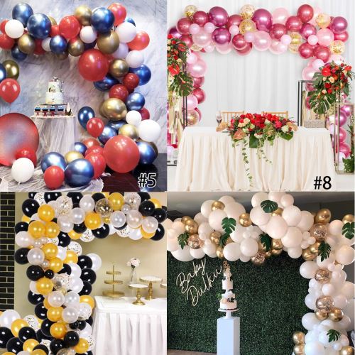 Macaron Ballons Arch Kit Guirlande de ballons rose gris pastel