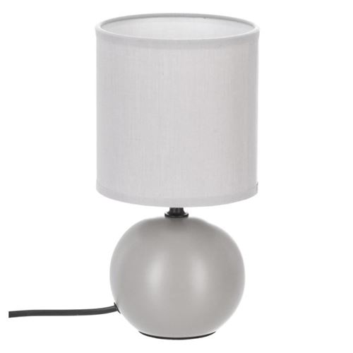 Atmosphera Gris Lampe De Chevet Timeo - Image 2